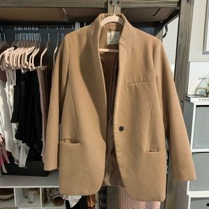 Zara wool blazer jacket coat XS